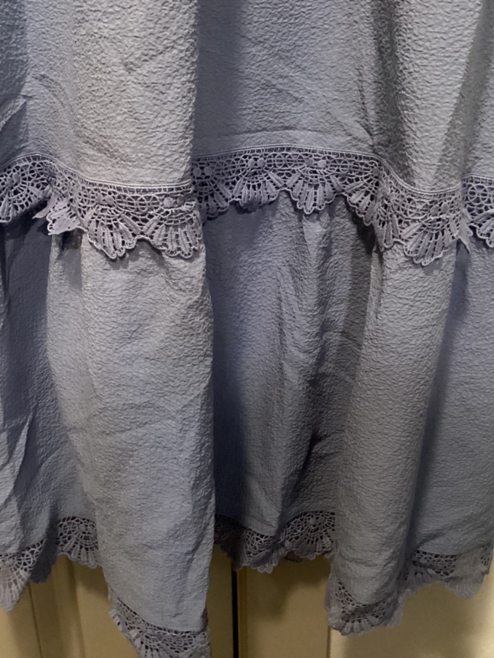 Bobeau Lace Flutter Sleeve Maxi Dress, size XL - Picture 7 of 13